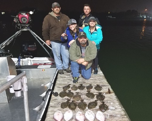 5 FAMILY LOTS OF FLOUNDER